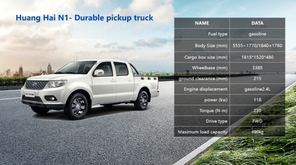 Huang Hai N1- Durable pickup truck - Image 4